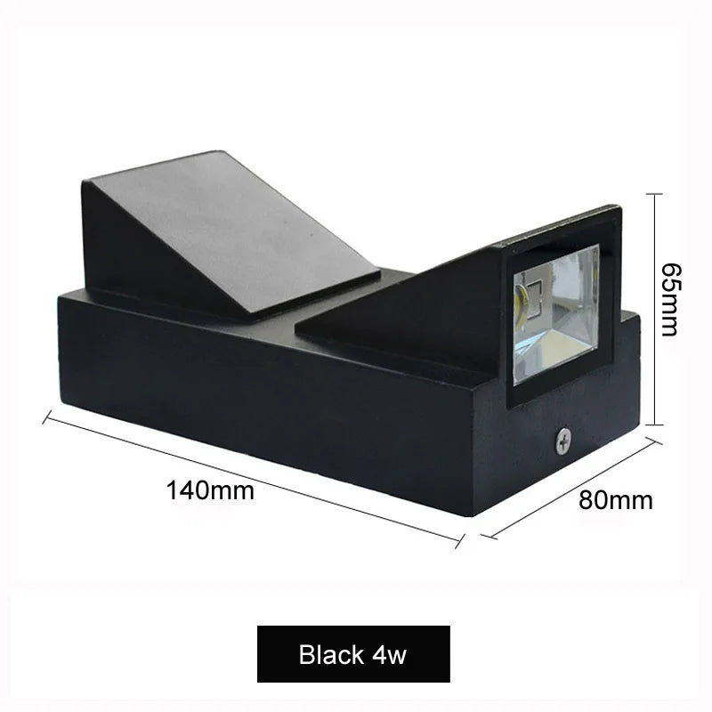 DecorBites™ 4W LED مصباح جداري خارجي مقاوم للماء IP65 مصباح ديكور للحديقة وغرفة النوم