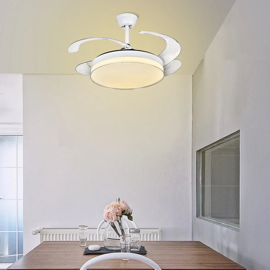 DecorBites™ LED Ceiling Fans with Remote Control for Indoor Lighting