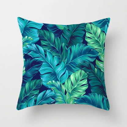 DecorBites™ Leaf Feather Cushion Covers Geometric Heart Print Pillowcase Home Decor