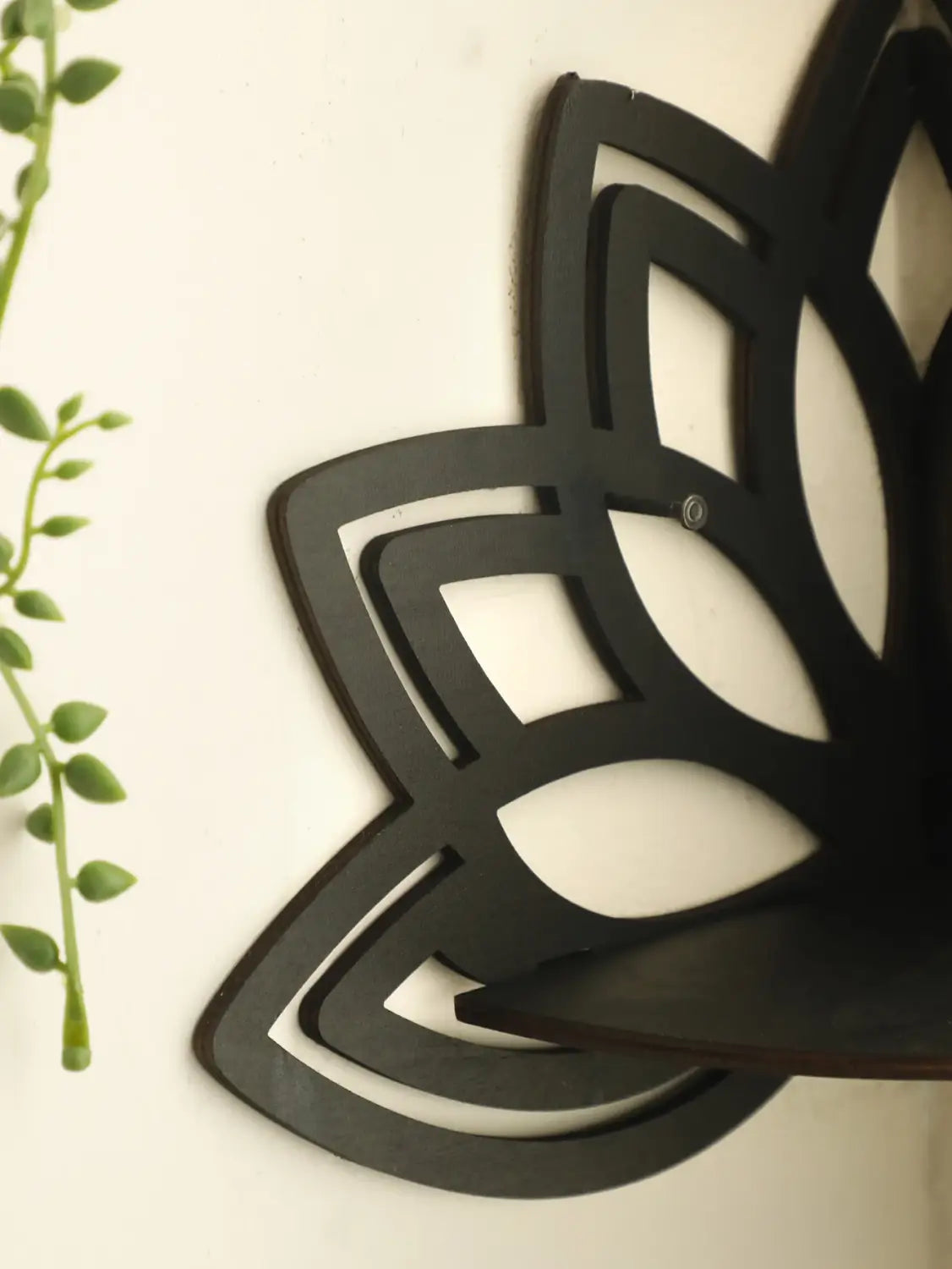 DecorBites™ Lotus Floating Wall Shelf - Multi-Style Home Decor