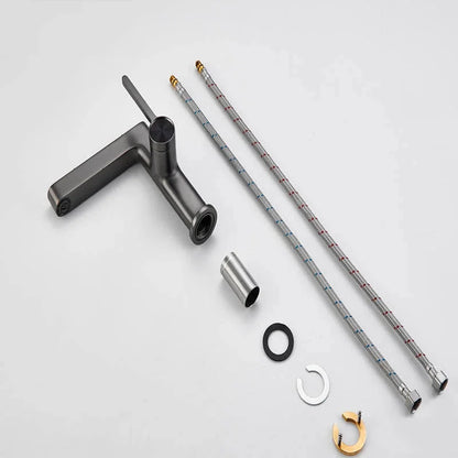 DecorBites™ Basin Faucet: Gold, Black, Chrome Bathroom Tap for Washbasin with Hot Cold Water