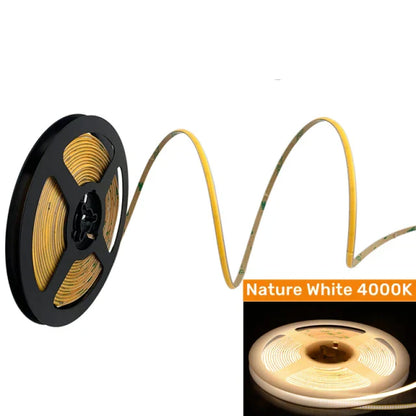 DecorBites™ 4mm COB LED Strip Lights - Ultra Slim & Colorful - 480Led/M Linear Tape Lighting