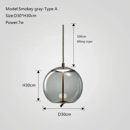 DecorBites™ Glass Chandelier Knot Pendant Lamp for Bedroom Kitchen Dining Room