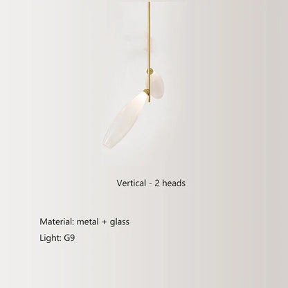 DecorBites™ Elegant Glass LED Pendant Light for Living, Dining, Bedroom, Bar - Nordic Minimalist Design