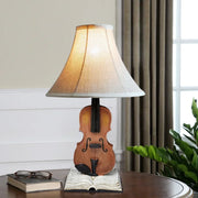 Violin Fabric Table Lamp