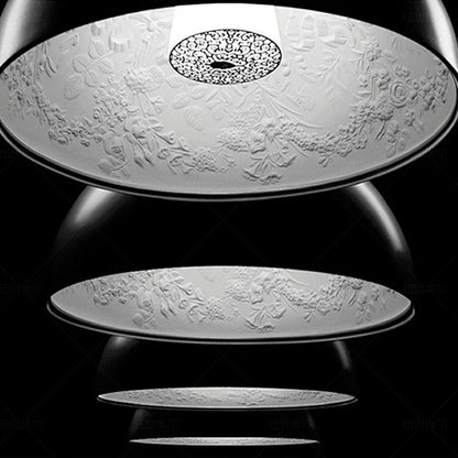 DecorBites™ 3D Sky Garden Resin Chandelier with LED Lights in Black, White, Golden, and Coffee Colors