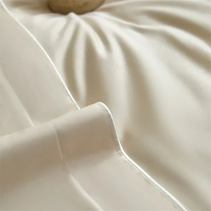 Decobites Luxury 600TC Egyptian Cotton Bedding Set: Duvet, Bed Sheet, Pillowcases - Queen King Size