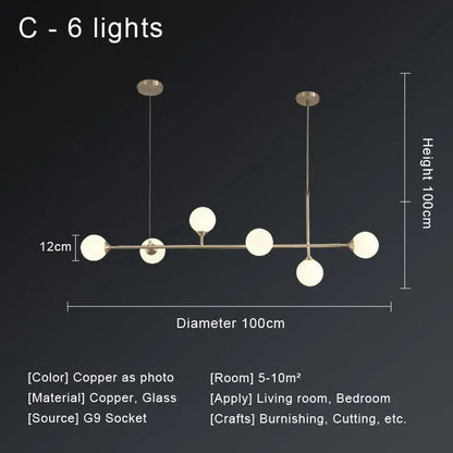 ثريا السقف النحاسية DecorBites™ لإضاءة ديكور المنزل