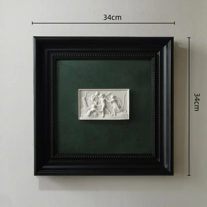 DecorBites™ Abstract Figure Relief Sculpture Decorative Painting Wall Decoration