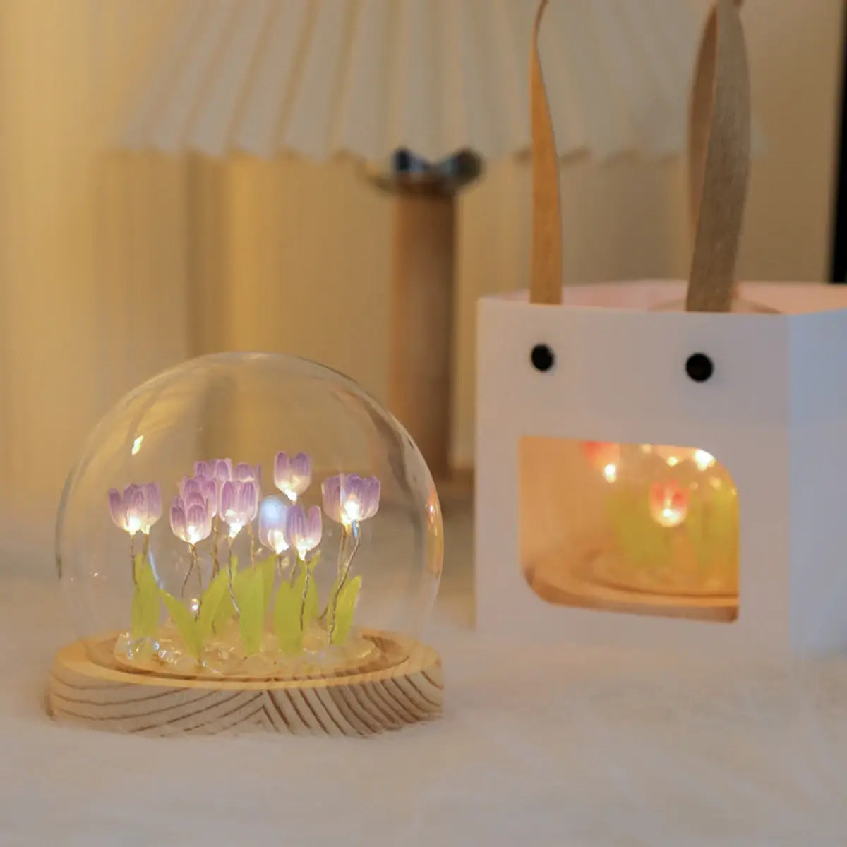 Decorbites™ 10/20 Stk. Tulpen-Nachtlicht batteriebetrieben Tulpenblumen-Tischlampe DIY Simulation Tulpen-LED-Nachtlicht