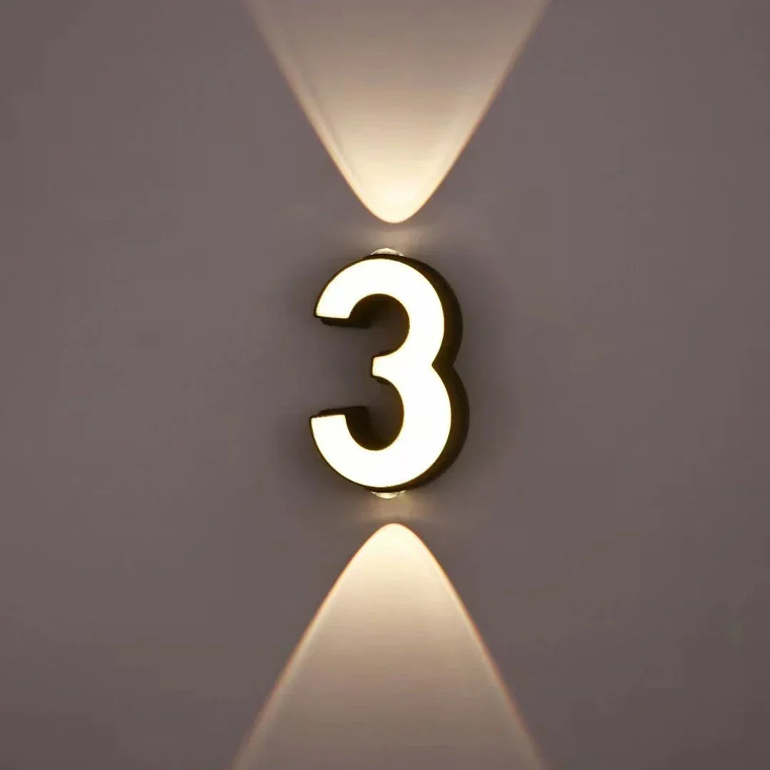 Luces LED con logotipo DecorBites™ | Proyección digital para terraza exterior