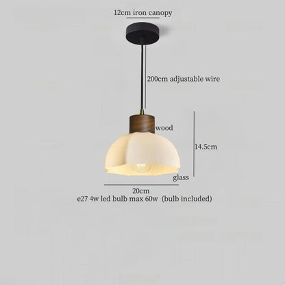DecorBites™ Glass LED Pendant Light - Modern Nordic Hanging Lamp for Home and Dining