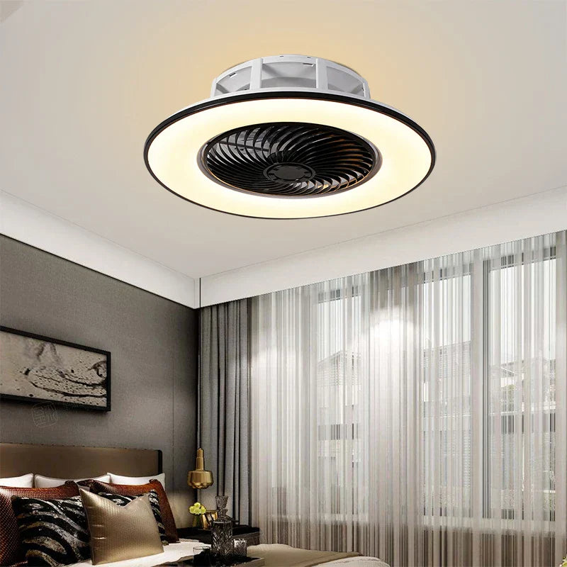 DecorBites™ LED Remote Control Chandelier Ceiling Fan Light for Bedroom Living Room