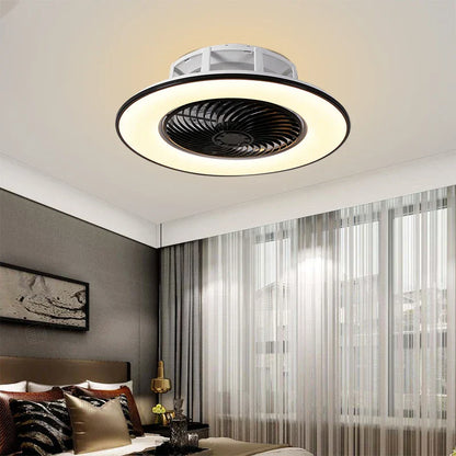 DecorBites™ LED Remote Control Chandelier Ceiling Fan Light for Bedroom Living Room