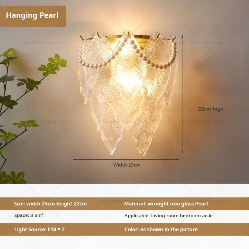 Lámpara de pared de cristal de lujo Decorbites™ para iluminación de pasillos, sala de estar, dormitorio y corredor