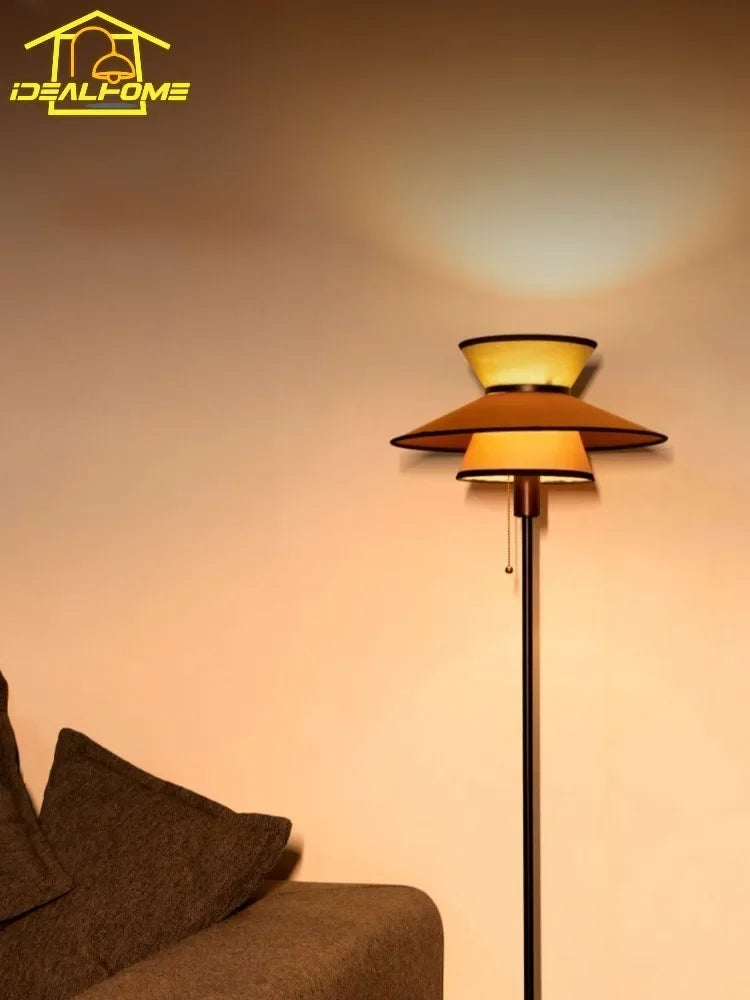 DecorBites™ French Design Vertical Floor Lamp for Cozy Living Spaces