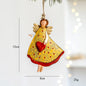 American Country Retro Old Iron Christmas Angel Girl Decoration Pendant Christmas Tree Decoration