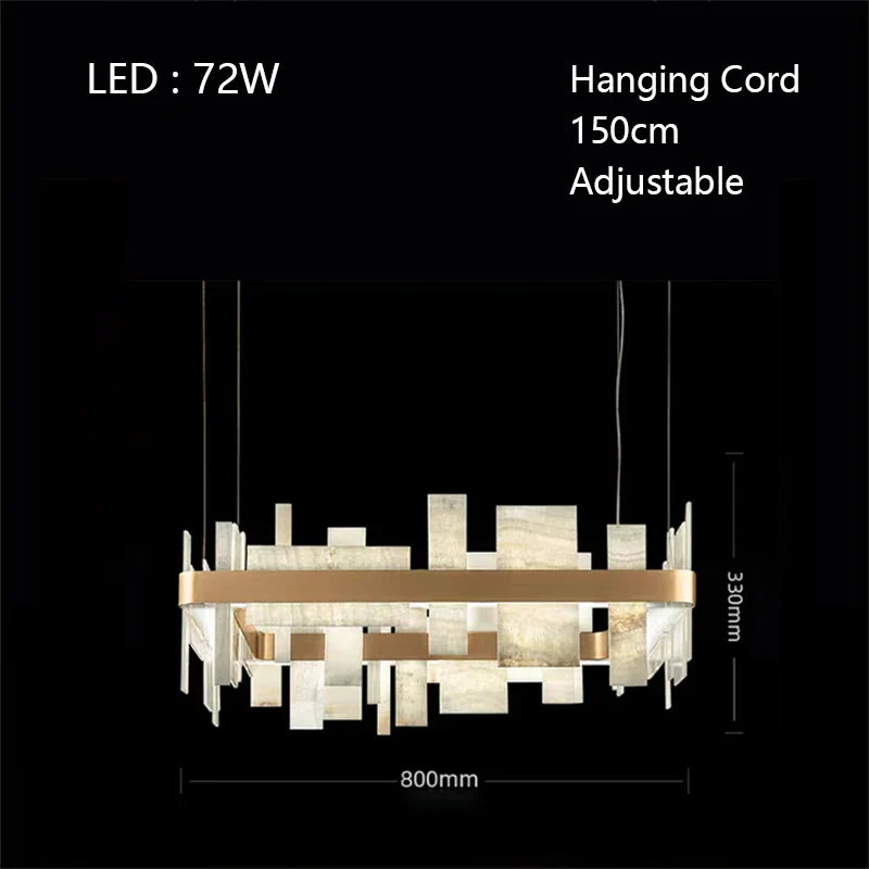 DecorBites™ LED Chandelier: Modern Lighting for Dining Room & Home Decor