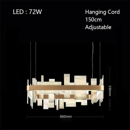 DecorBites™ LED Chandelier: Modern Lighting for Dining Room & Home Decor