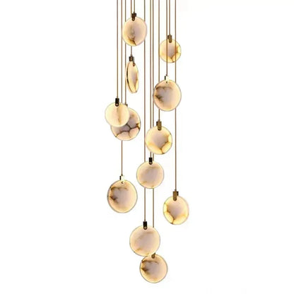 DecorBites™ LED Marble Ceiling Pendant Lamp, Modern Interior Lighting for Living Room