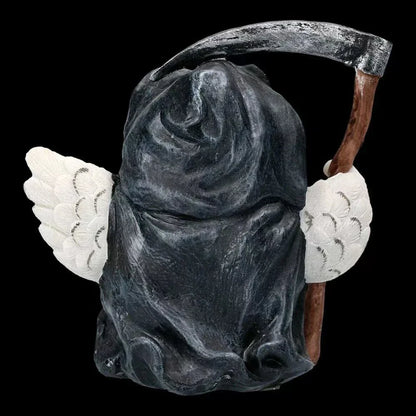 DecorBites™ Gothic Owl Reaper Sculptures Grim Statue Halloween Home Decor