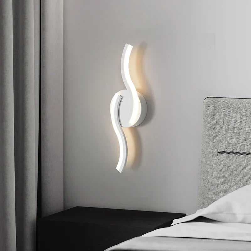 DecorBites™ LED Wall Sconces White Fixtures for Bedroom Aisle Bedside Table Closet Lighting