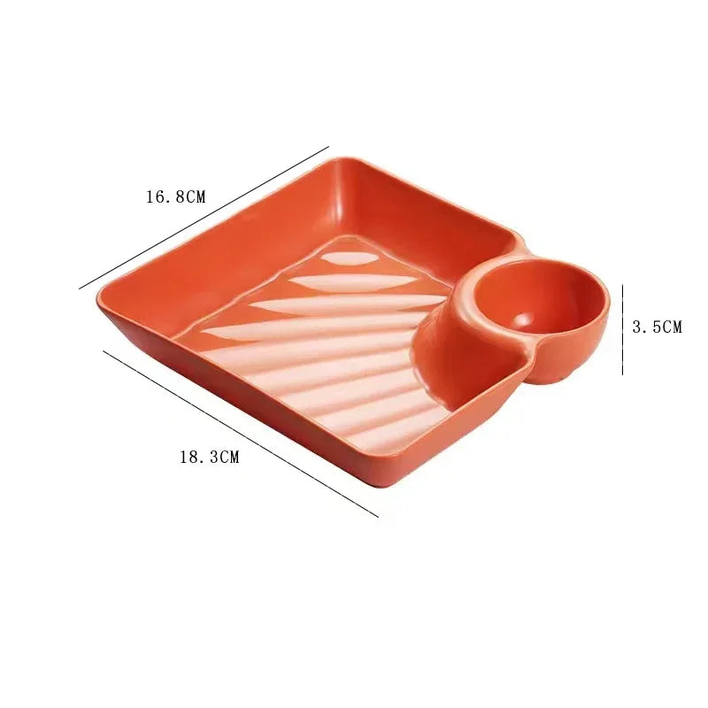 DecorBites™ Kitchen Tableware Set for Serving Dumplings, Sushi, Desserts, and Fruits