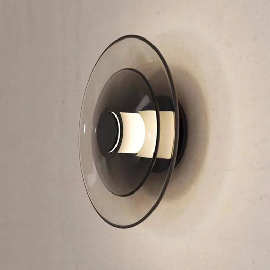 DecorBites™ Glass Wall Lamp: Nordic Minimalist LED for Dining, Living, Bedroom