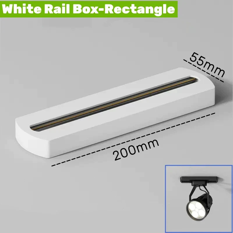 نظام إضاءة خطية LED للسقف من DecorBites™ مع مسار ألومنيوم.