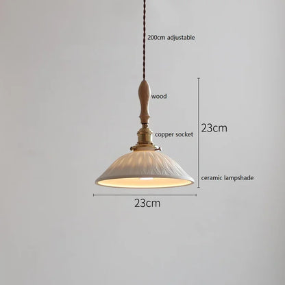 DecorBites™ Ceramic LED Pendant Lights: Elegant Home Decor for Living, Dining, and Bedroom