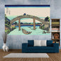 Decobites Ukiyo-E Kanagawa Landscape Tapestry: Japanese Scenery Wall Hanging for Aesthetic Home Decor