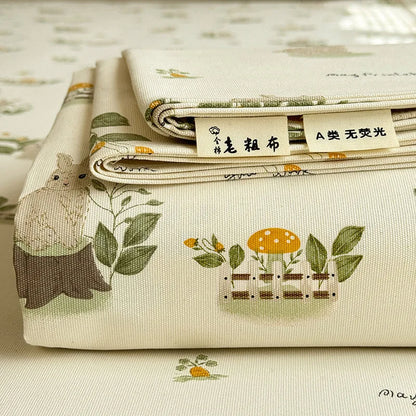 غطاء سرير واقٍ للمرتبة من DecorBites™‎ مطبوع عليه زهور من القطن المُبرد