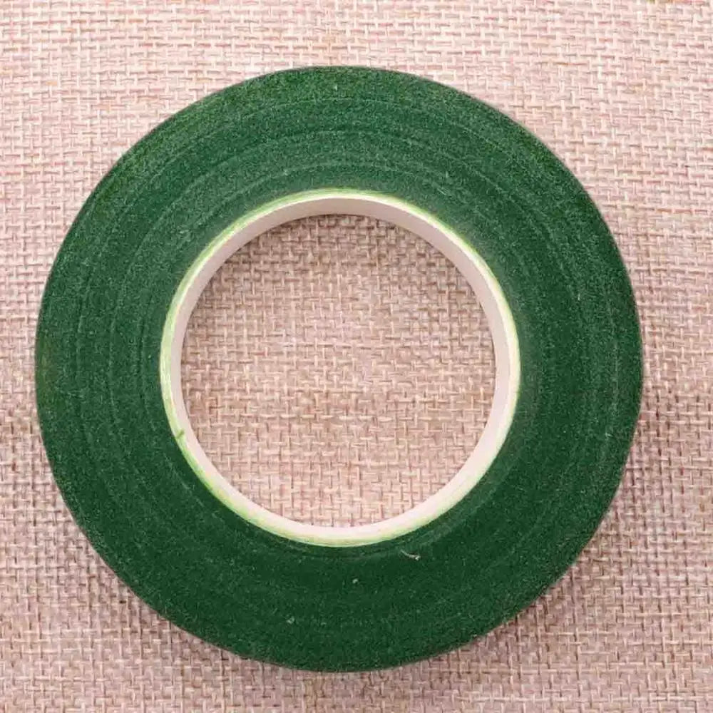 Decorbites™ Grüne Floristenbänder 12 mm * 45 m Dehnbare Corsagen-Stielumwicklungen Anstecker-Knopfloch Künstliche Blume