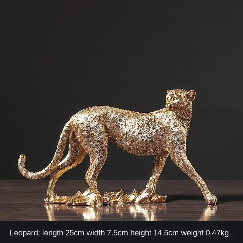 DecorBites™ Leopard Statue Decoration - Modern Home Office Decor-Gifts