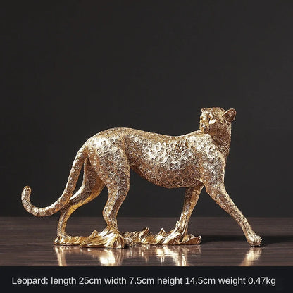 DecorBites™ Leopard Statue Decoration - Modern Home Office Decor-Gifts