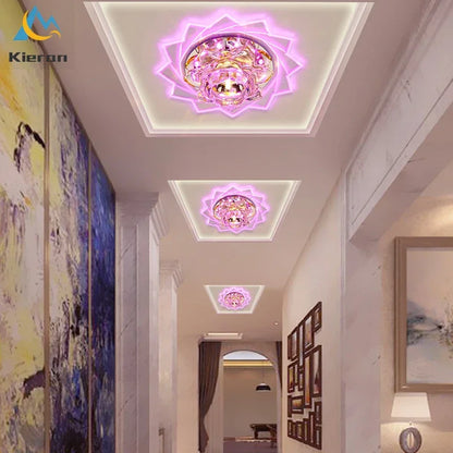 Lámpara de techo LED DecorBites™ Lotus Crystal, Nordic Brights, estilo moderno
