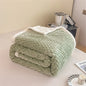 Decobites Sherpa Fleece Plush Blanket Throw - Cozy Solid Color BedSheet