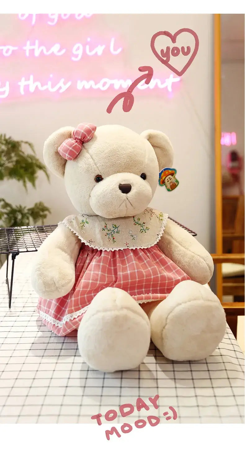 Decorbites™ Juguetes de Peluche de Oso Pareja de 80 cm Regalo de Navidad