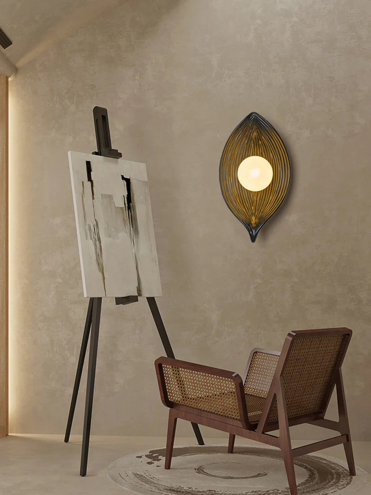 DecorBites™ Leaf Resin LED Wall Sconces for Bedroom Living Room Corridor, Indoor Decor Lighting