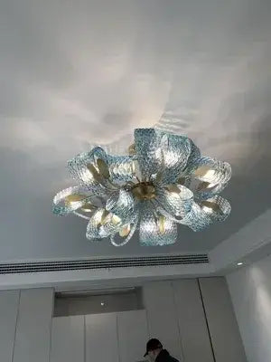 DecorBites™ Blue Glass LED Pendant Lamps - Modern Designer Lighting