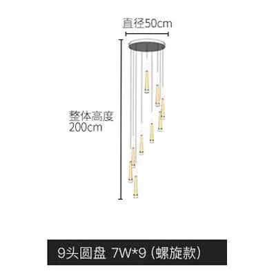 DecorBites™ LED Ring Chandelier for Home Decor - Modern, Rotating, Indoor Lighting Solution