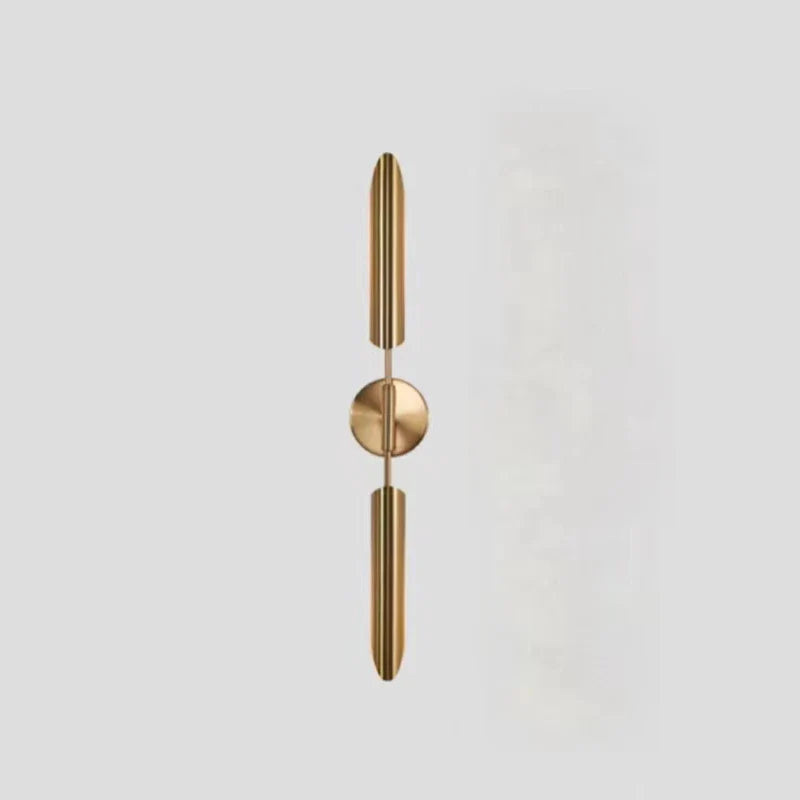 Lámpara de pared DecorBites™ de metal dorado: Lámpara de noche de estilo nórdico para dormitorio o sala de estar moderna