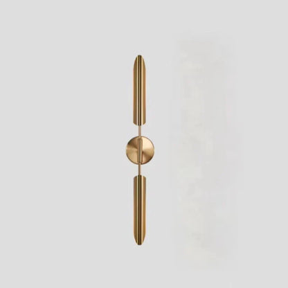 Lámpara de pared DecorBites™ de metal dorado: Lámpara de noche de estilo nórdico para dormitorio o sala de estar moderna