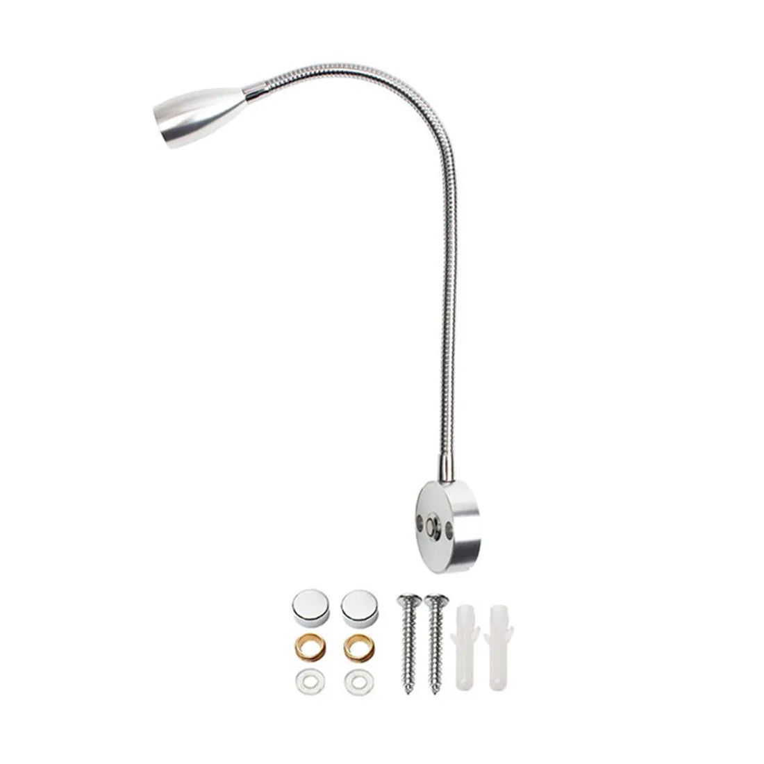 DecorBites™ LED Reading Light with USB Port, Touch Dimmable Gooseneck Lamp