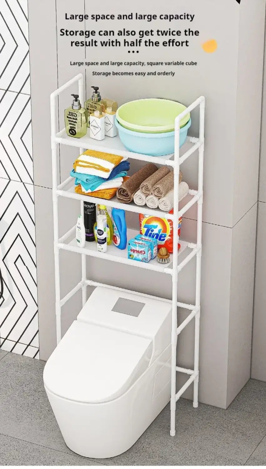 DecorBites™ Toilet & Bathroom Storage Rack - Save Space