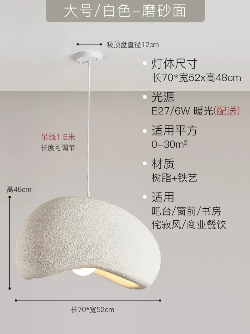 DecorBites™ Japanese Resin Pendant Lights for Dining Room Home Decor - Creative Luminaire Suspendu