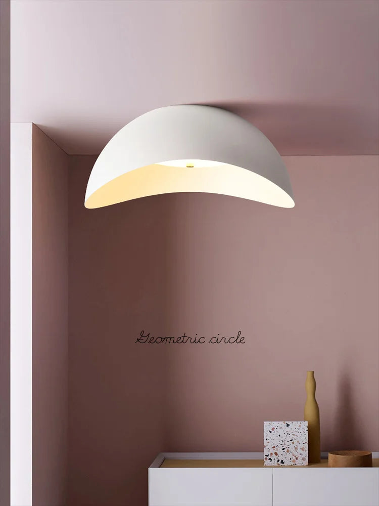 Lámpara de techo DecorBites™ Ingot: Iluminación artística moderna y minimalista para dormitorio principal o estudio