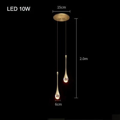 Lámpara colgante DecorBites™ Crystal Bubble para comedor, dormitorio, restaurante o bar.