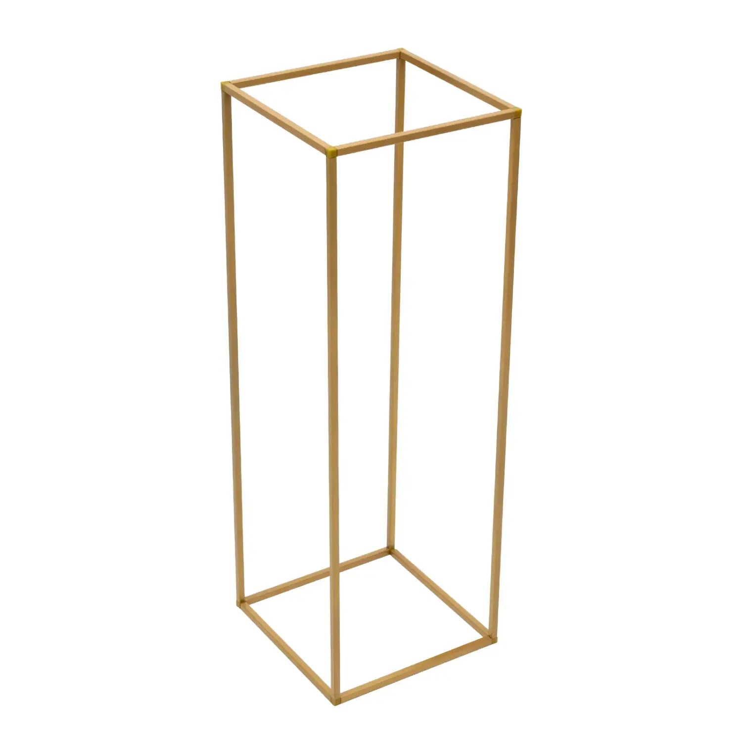 DecorBites™ Elegant 10-Piece Gold Wedding Flower Stand