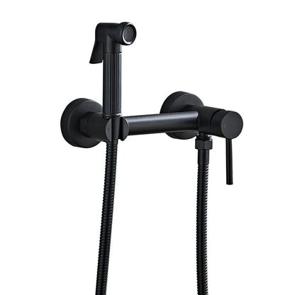 DecorBites™ Bathroom Bidet Faucet Set with Hot Cold Spray Gun Nozzle & Copper Hardware